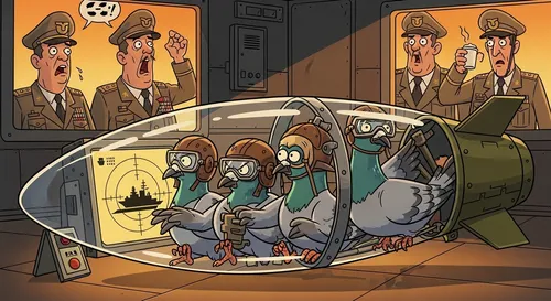 The Time the Pentagon Let Pigeons Fly a Missile