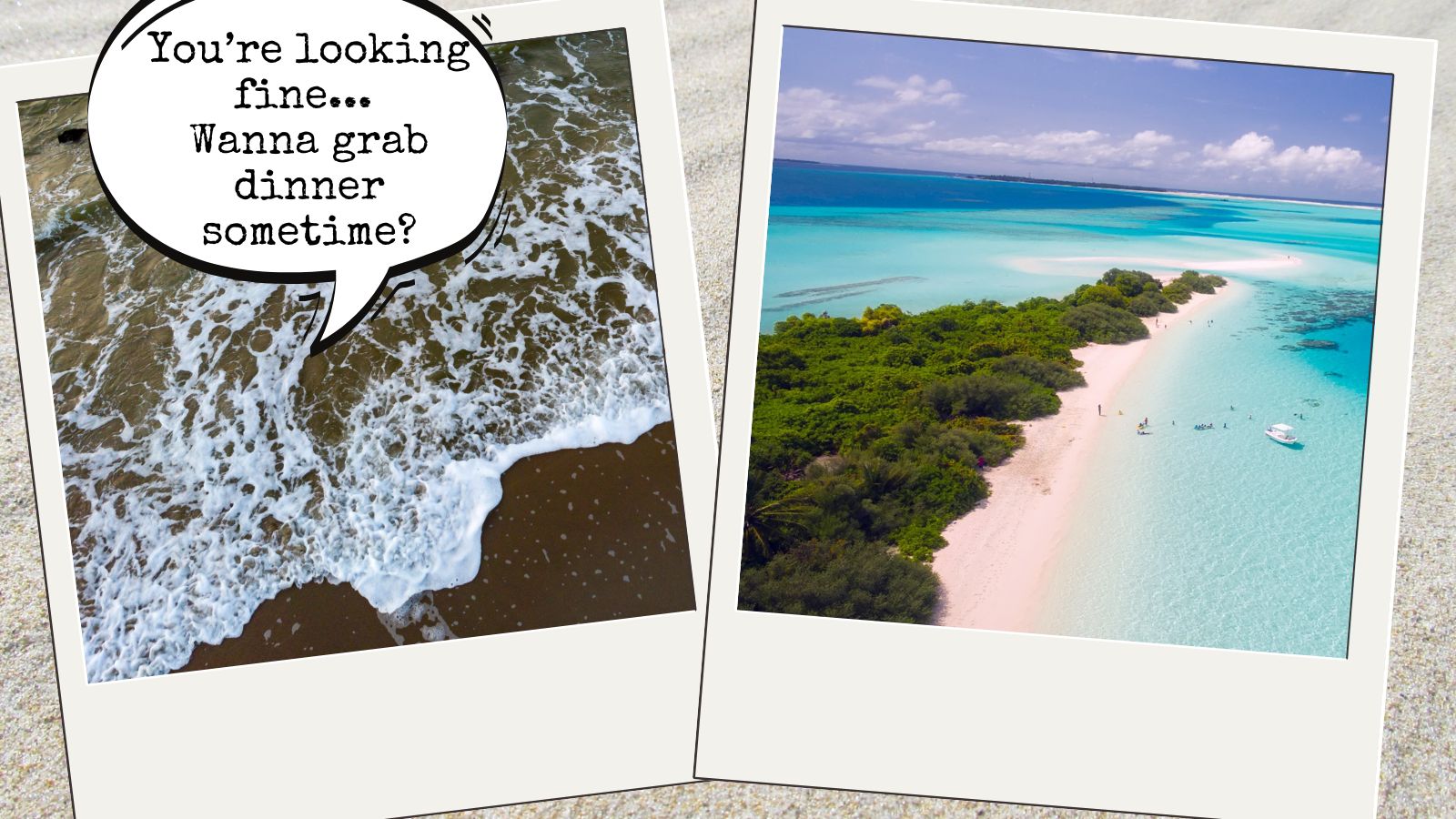 Tropical beach and coastal beach.